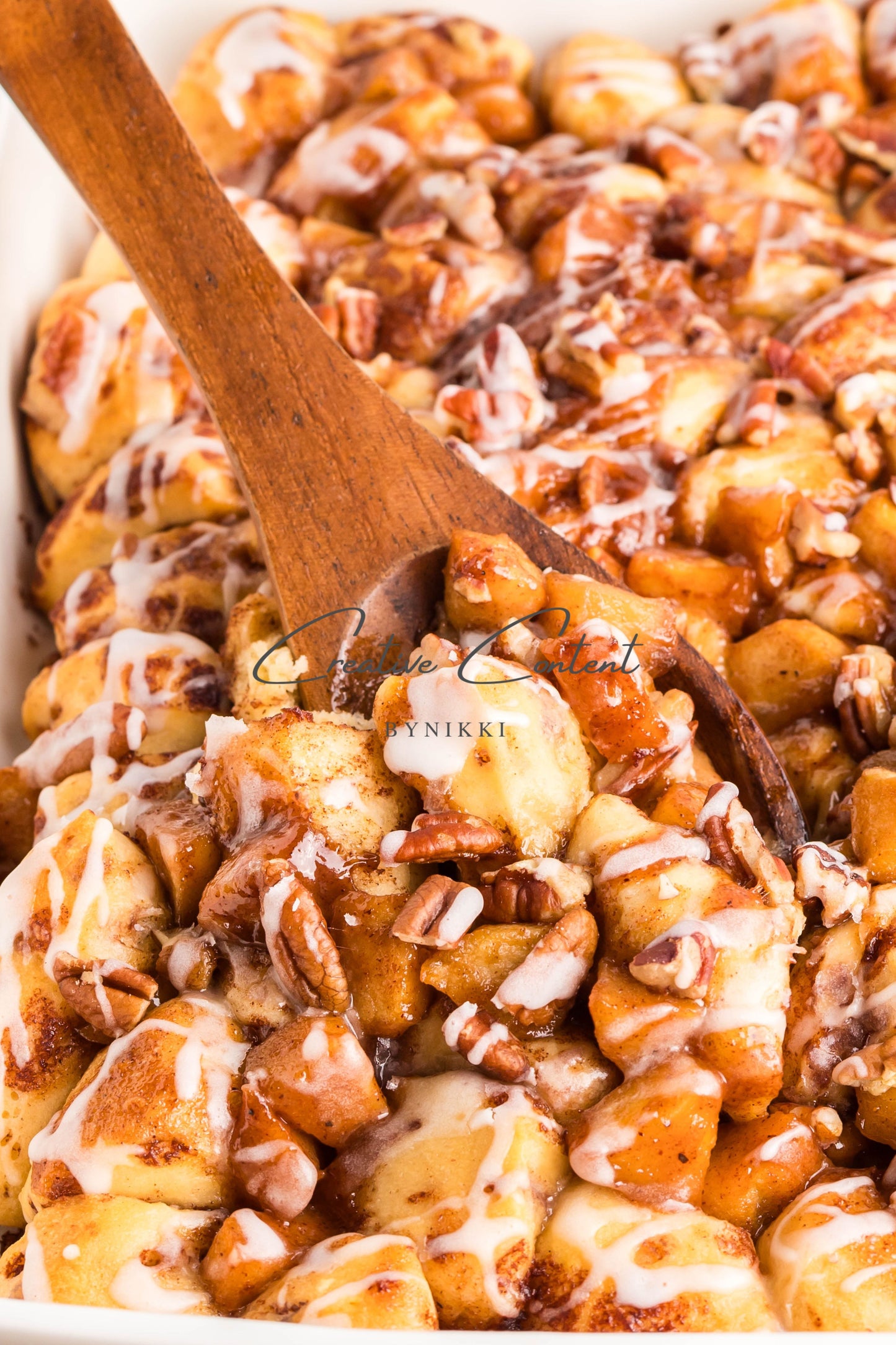 Caramel Apple Cinnamon Roll Casserole - Exclusive