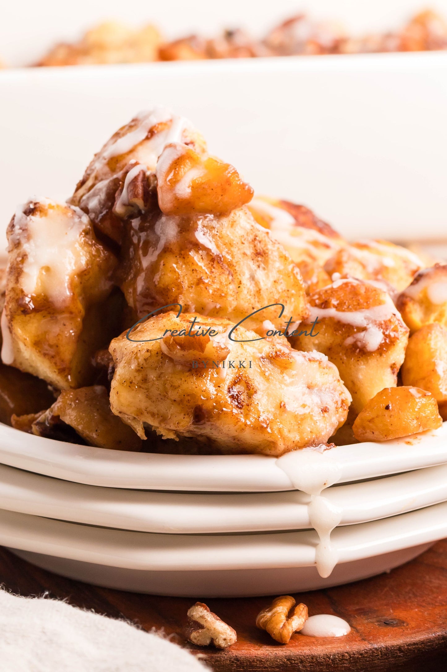 Caramel Apple Cinnamon Roll Casserole - Exclusive