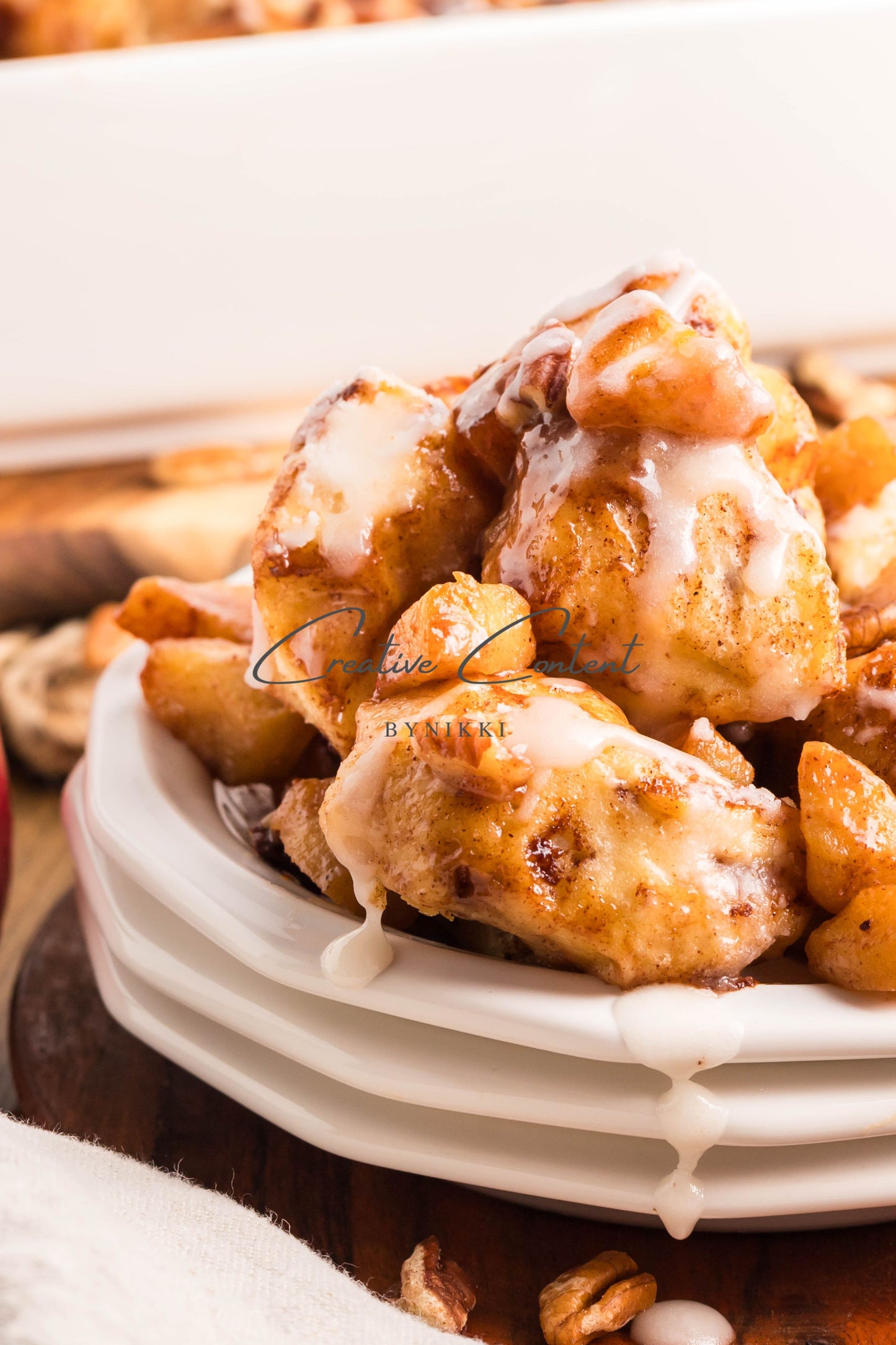 Caramel Apple Cinnamon Roll Casserole - Exclusive