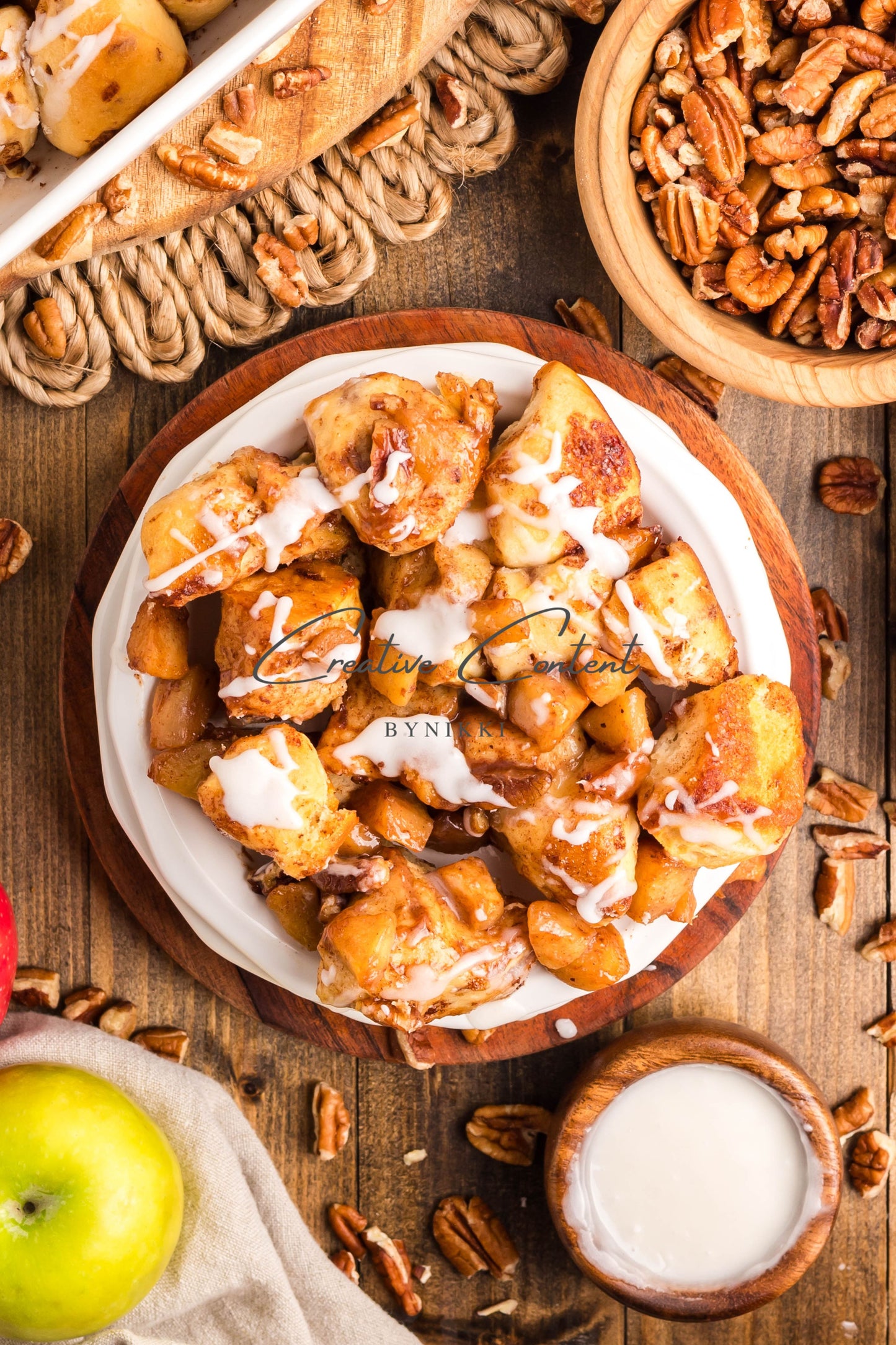 Caramel Apple Cinnamon Roll Casserole - Exclusive