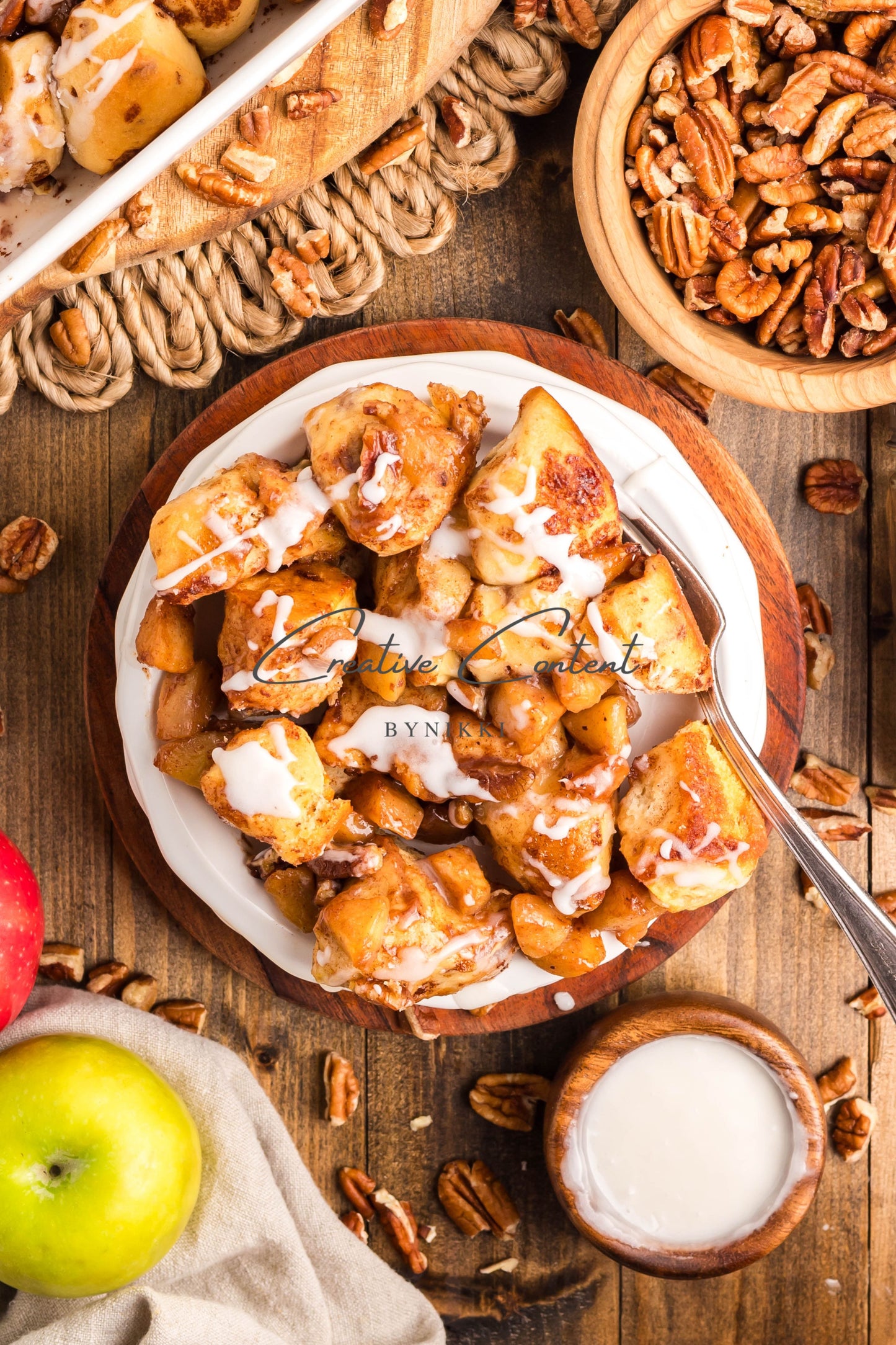 Caramel Apple Cinnamon Roll Casserole - Exclusive