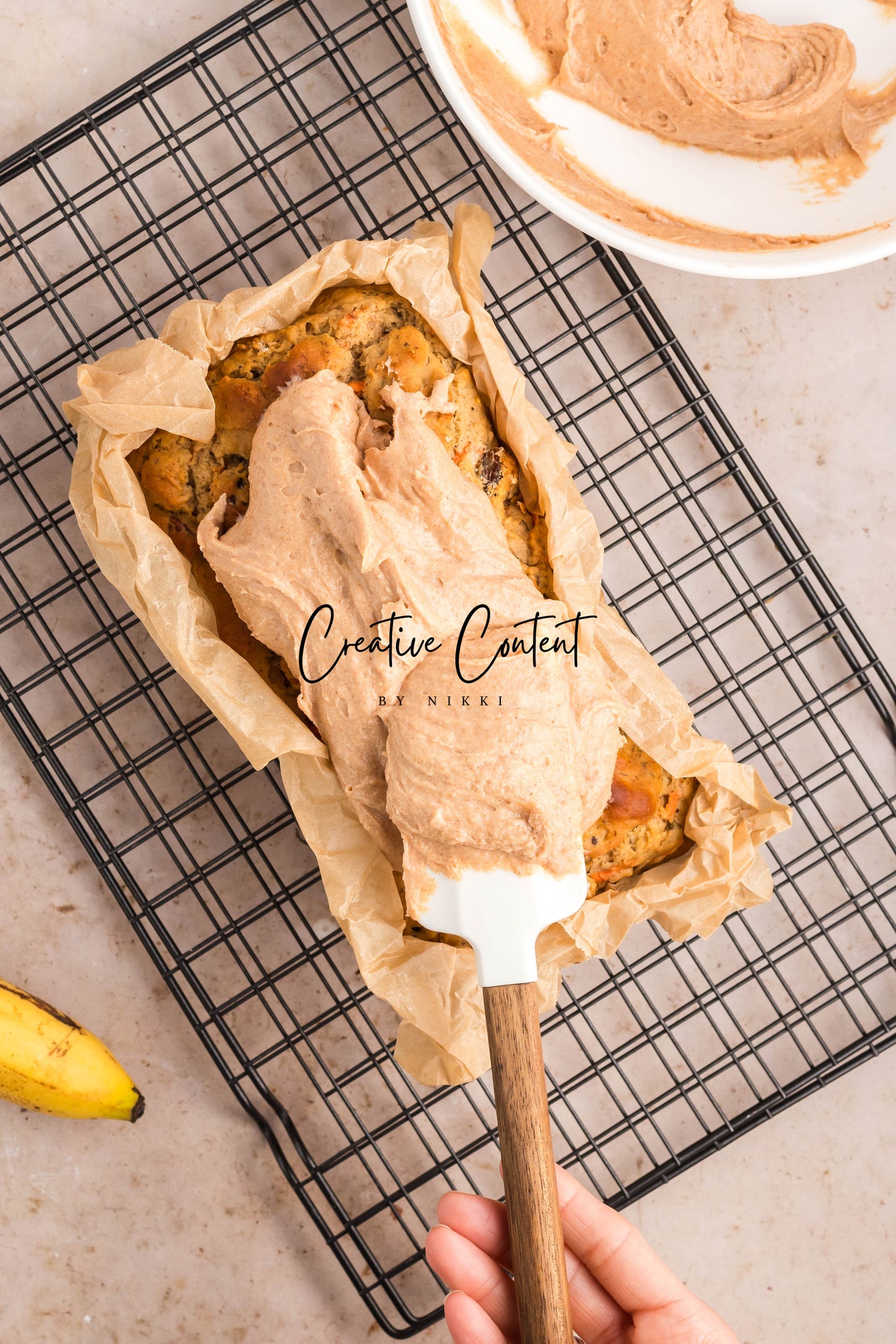 Carrot Cake Loaf Cake + Cinnamon Cream Cheese Frosting
- Exclusive