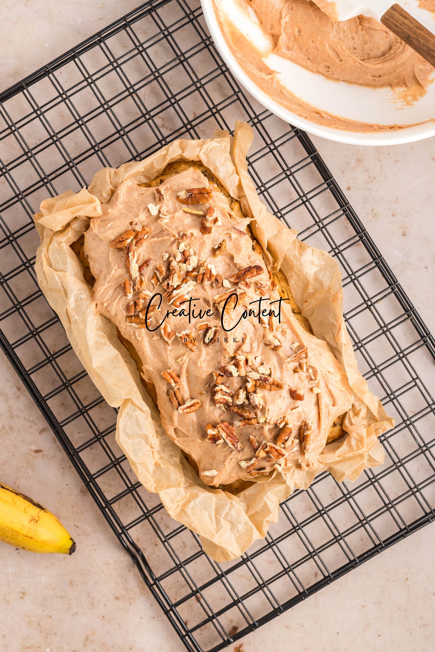Carrot Cake Loaf Cake + Cinnamon Cream Cheese Frosting
- Exclusive
