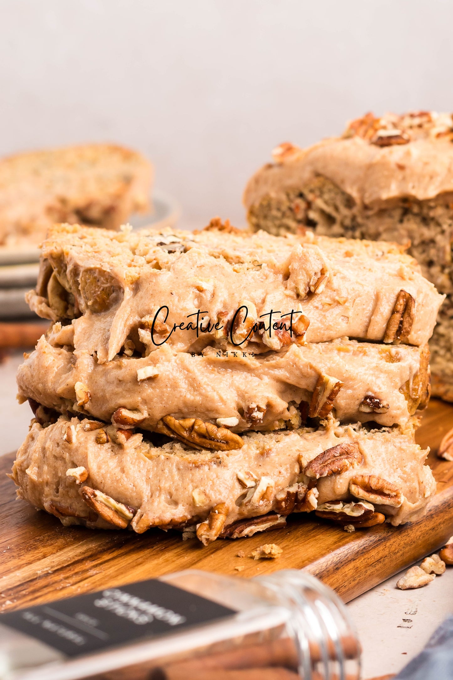 Carrot Cake Loaf Cake + Cinnamon Cream Cheese Frosting
- Exclusive