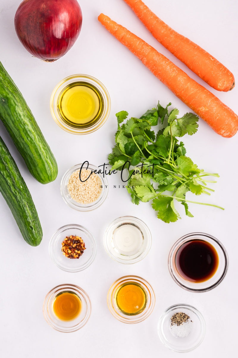 Carrot and Cucumber Salad - (45 hero shots) Exclusive