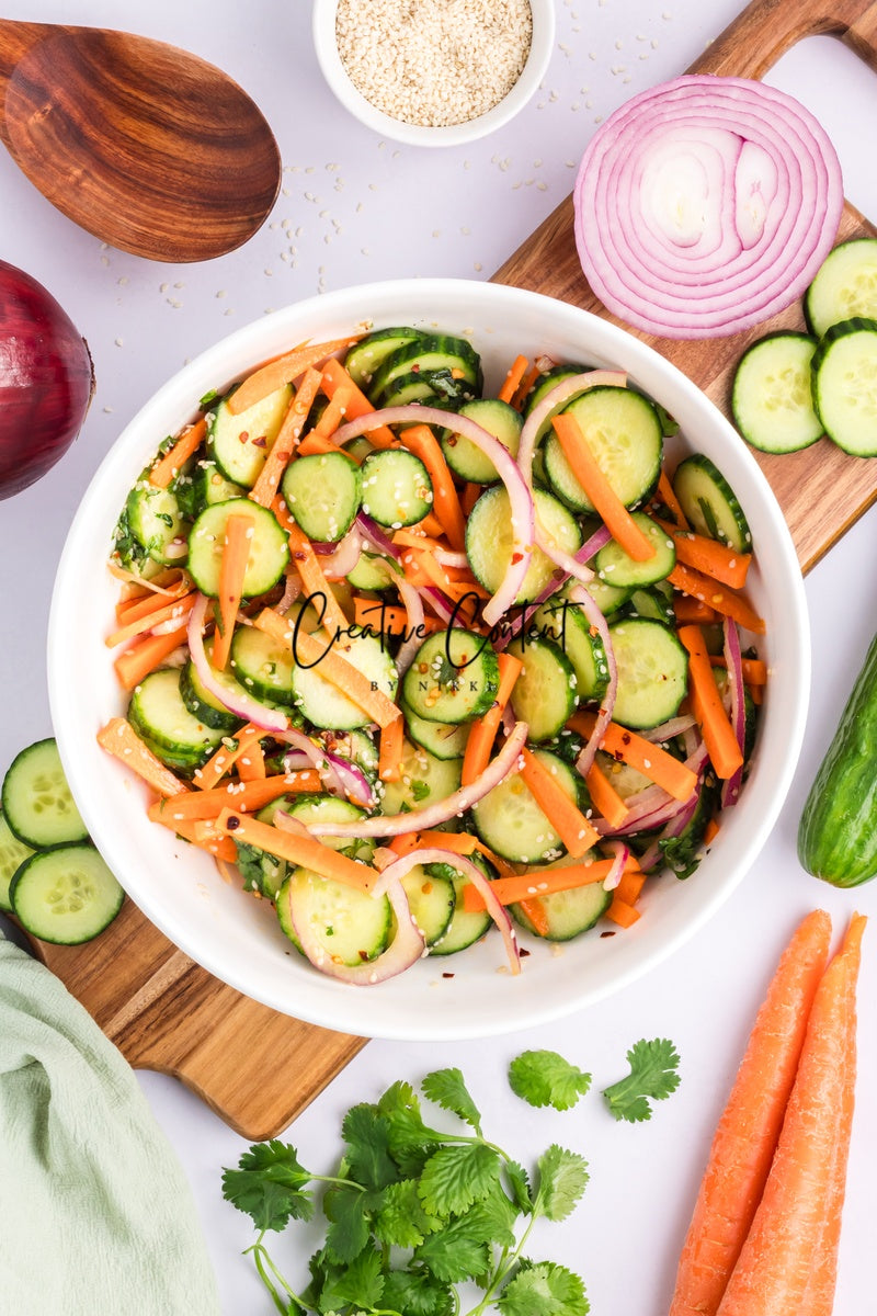 Carrot and Cucumber Salad - (45 hero shots) Exclusive