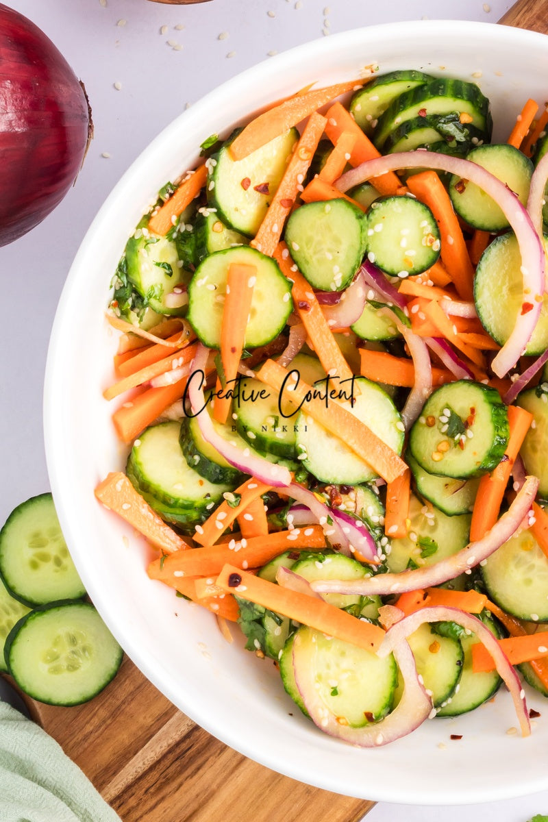 Carrot and Cucumber Salad - (45 hero shots) Exclusive