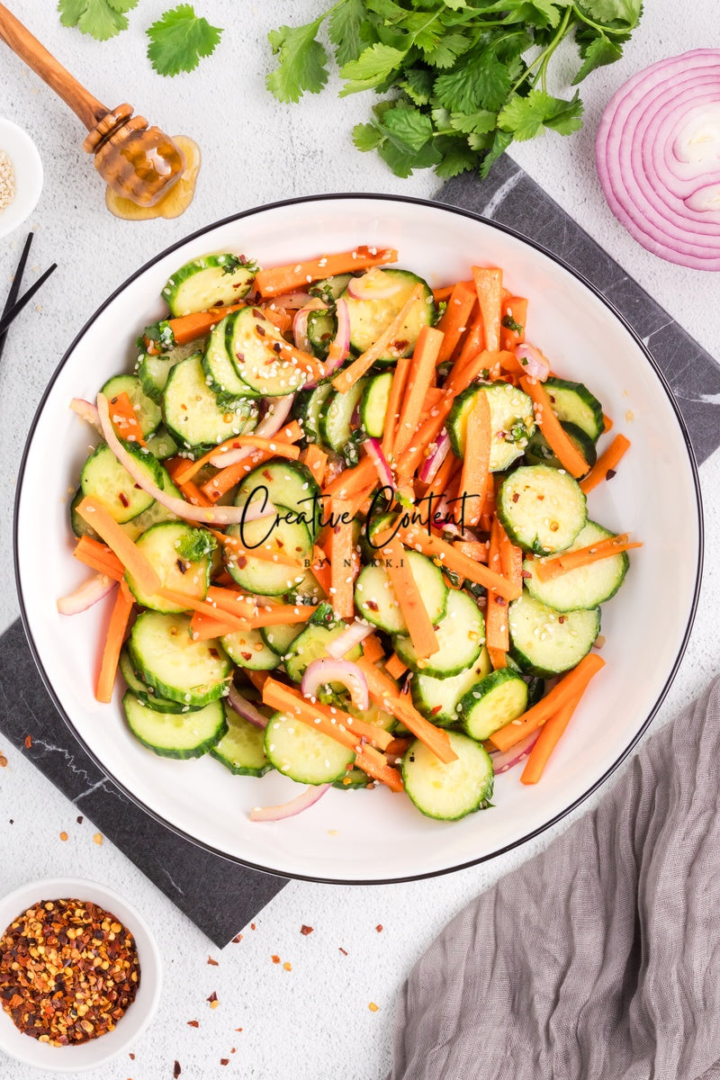 Carrot and Cucumber Salad - (45 hero shots) Exclusive