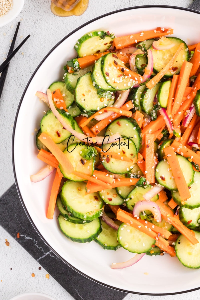 Carrot and Cucumber Salad - (45 hero shots) Exclusive