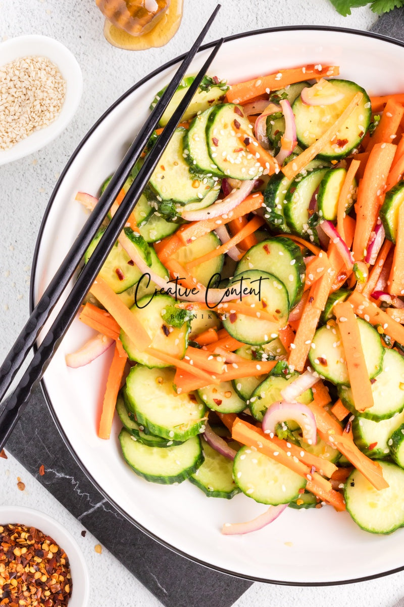 Carrot and Cucumber Salad - (45 hero shots) Exclusive