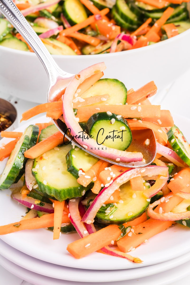 Carrot and Cucumber Salad - (45 hero shots) Exclusive