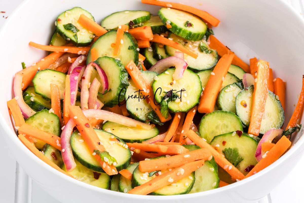 Carrot and Cucumber Salad - (45 hero shots) Exclusive