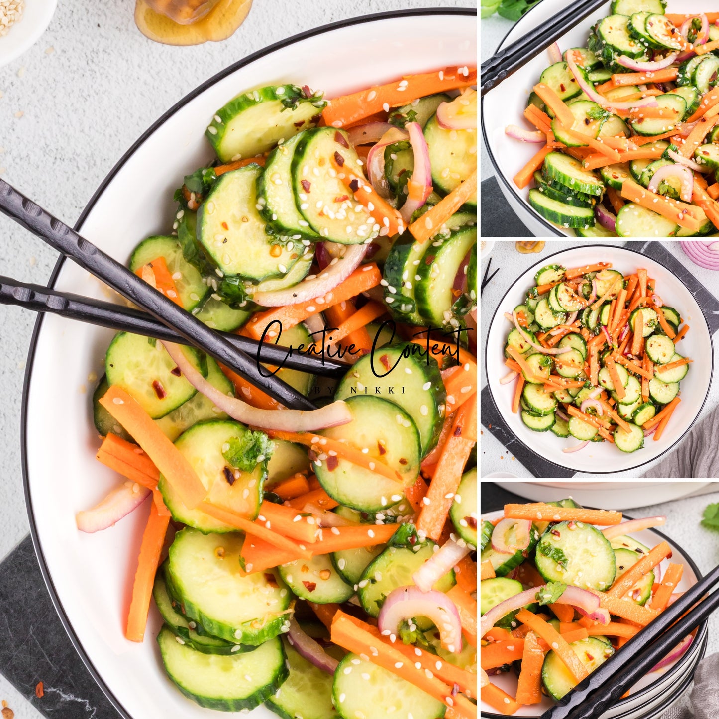 Carrot and Cucumber Salad - (45 hero shots) Exclusive