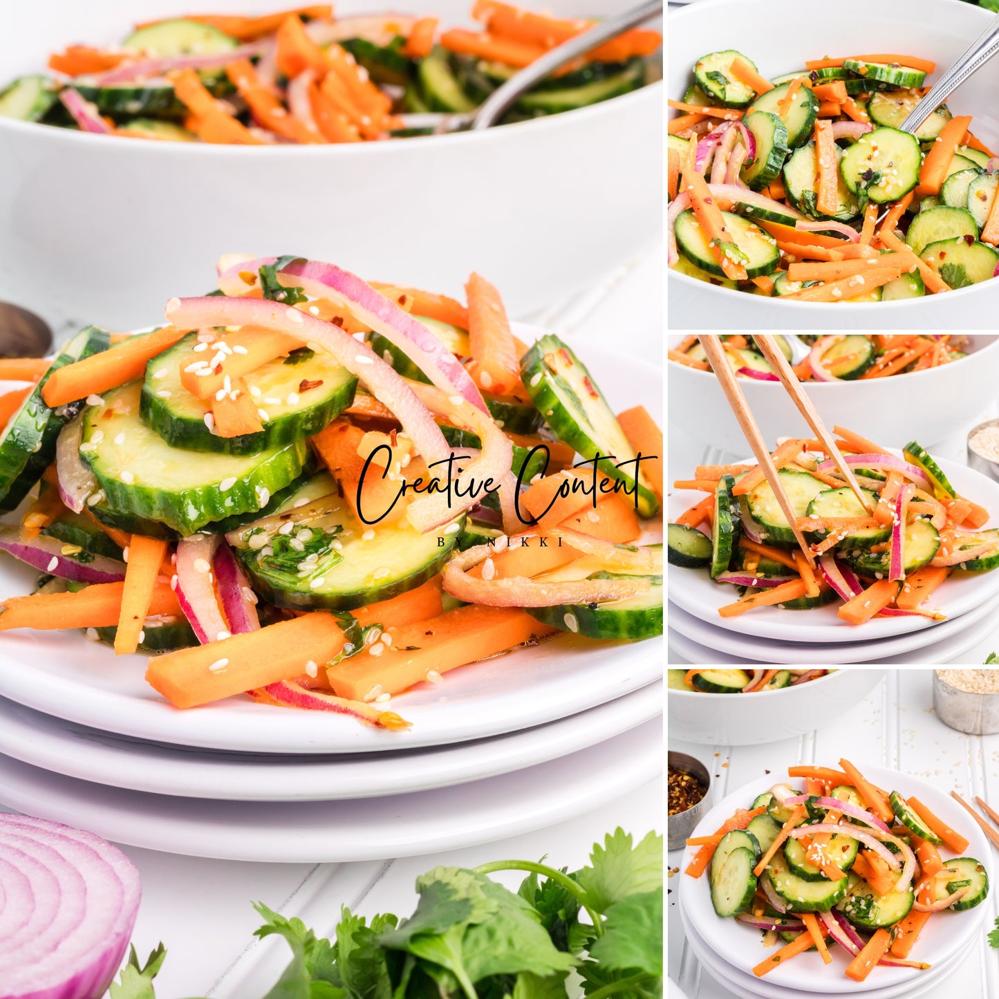 Carrot and Cucumber Salad - (45 hero shots) Exclusive