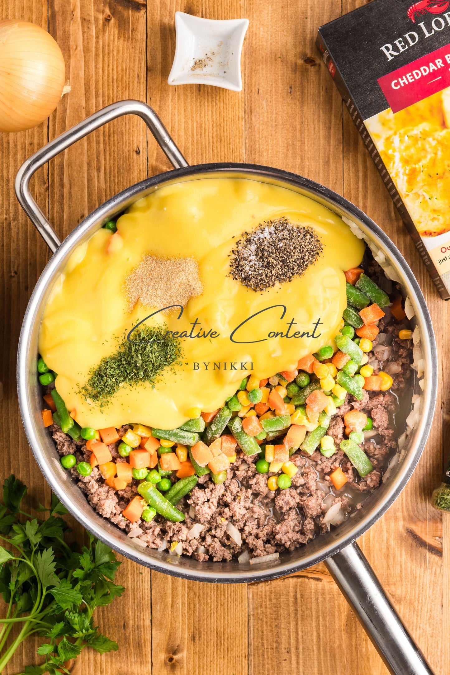 Cheddar Bay Ground Beef Cobbler -  Exclusive