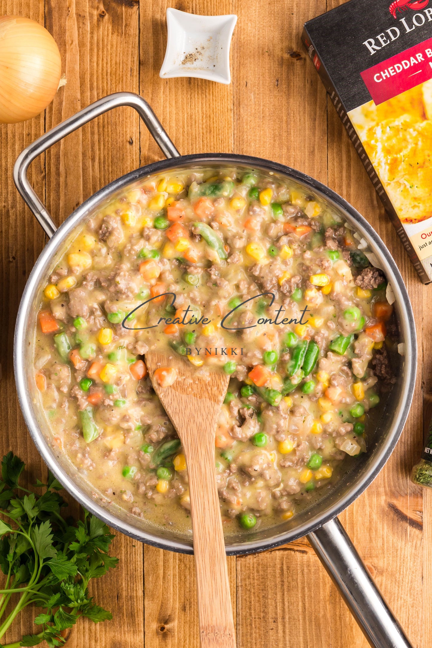 Cheddar Bay Ground Beef Cobbler -  Exclusive