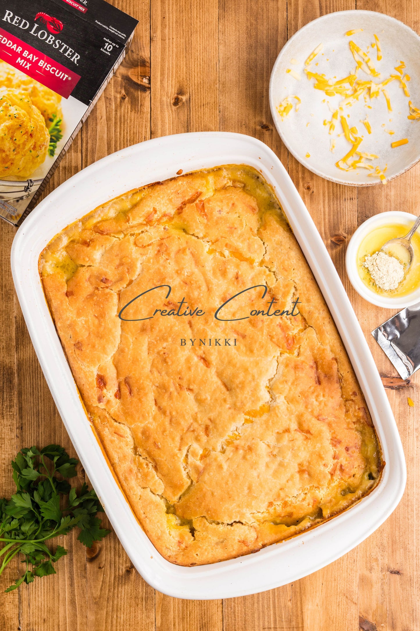 Cheddar Bay Ground Beef Cobbler -  Exclusive