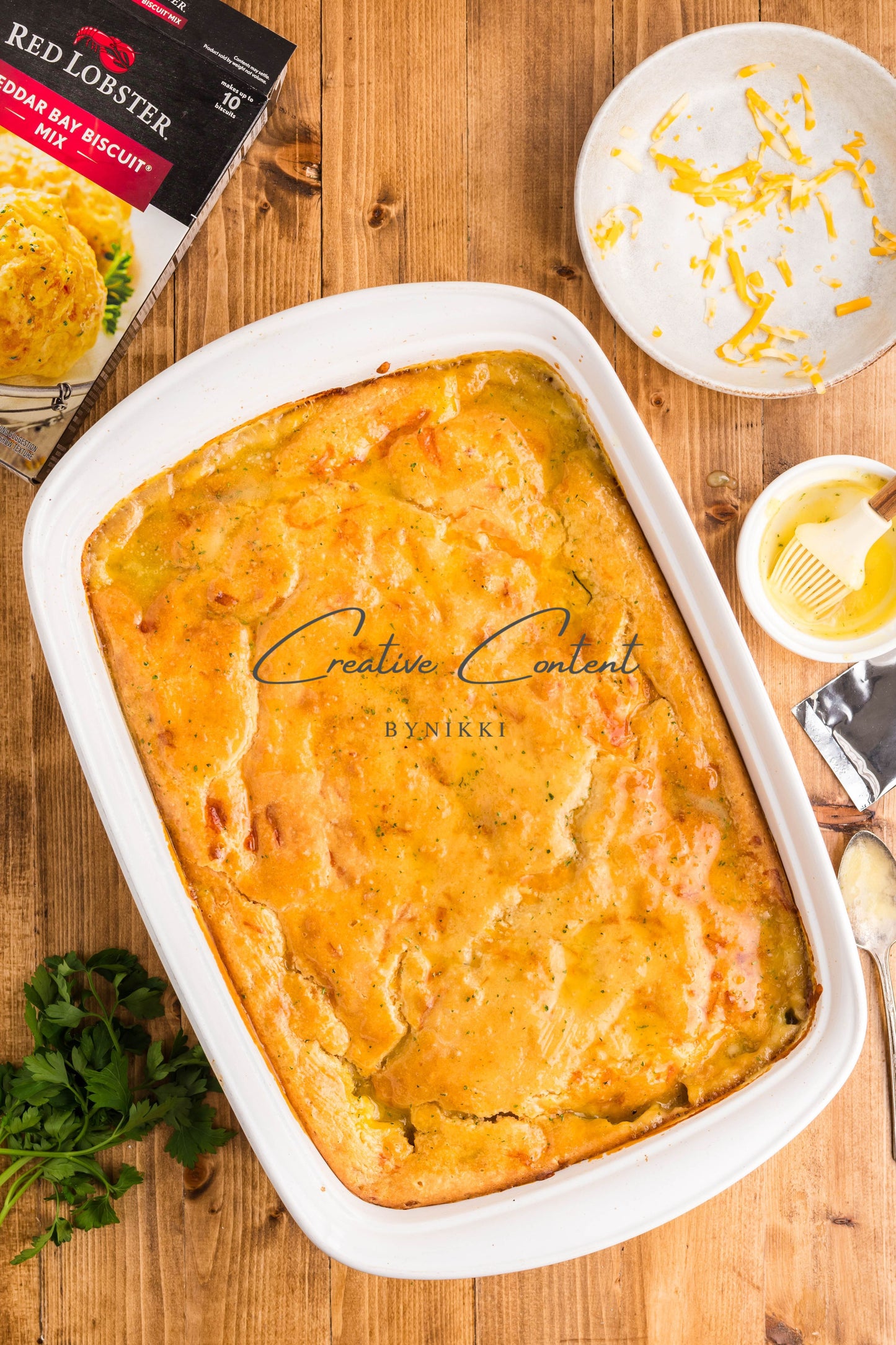Cheddar Bay Ground Beef Cobbler -  Exclusive