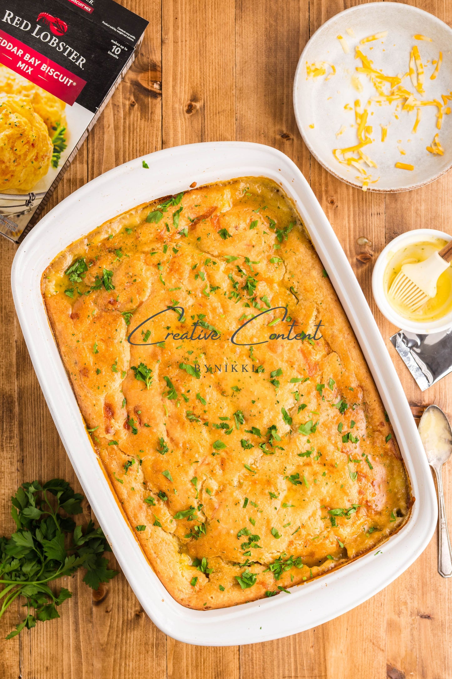 Cheddar Bay Ground Beef Cobbler -  Exclusive