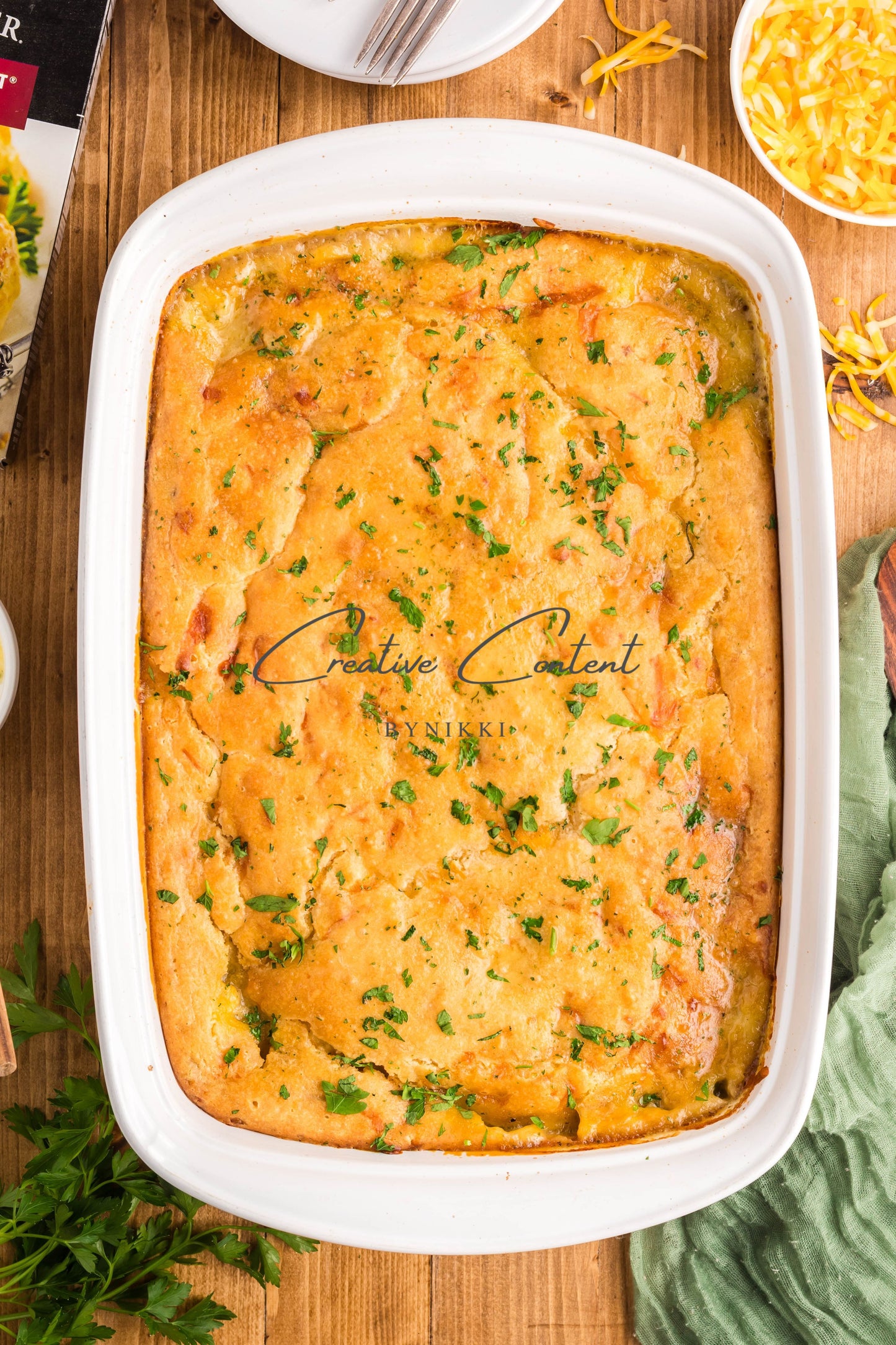 Cheddar Bay Ground Beef Cobbler -  Exclusive
