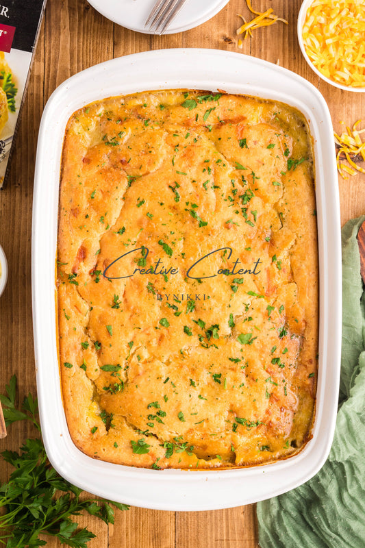 Cheddar Bay Ground Beef Cobbler -  Exclusive