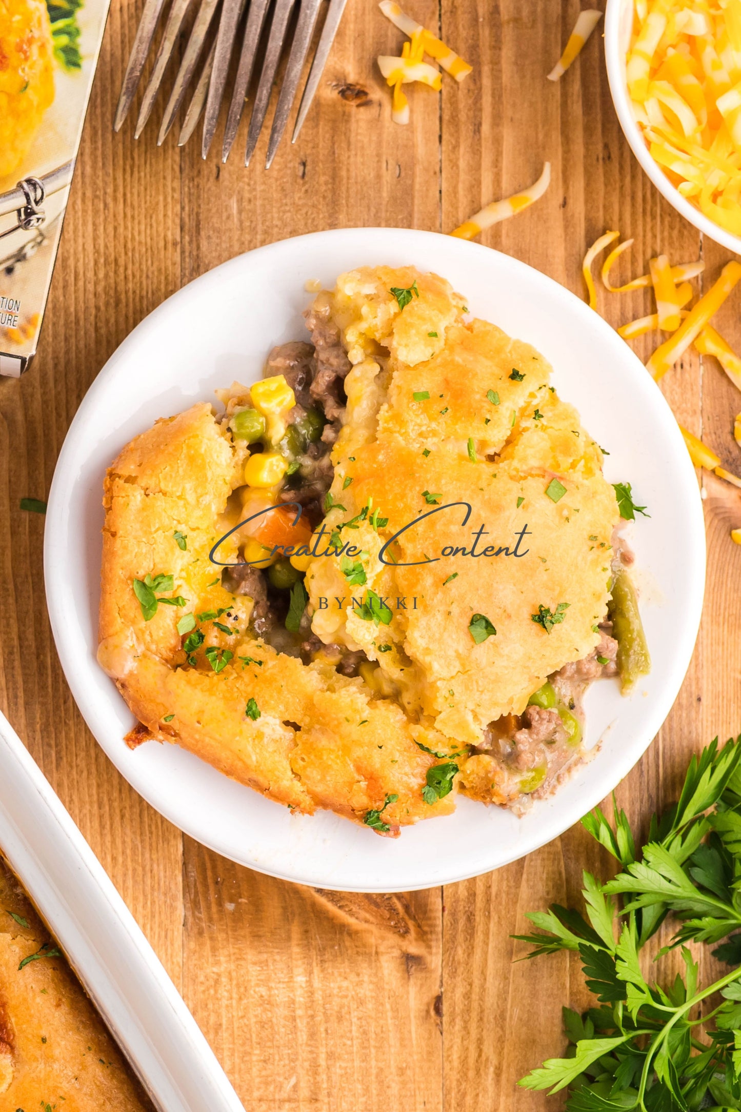 Cheddar Bay Ground Beef Cobbler -  Exclusive