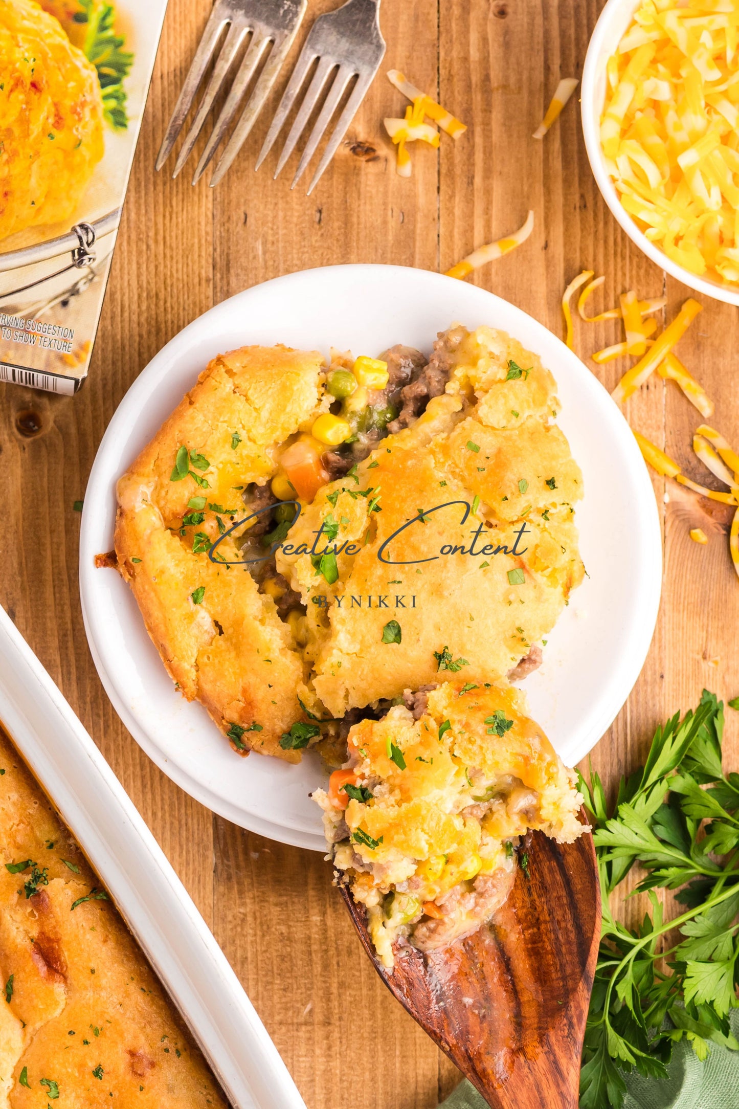 Cheddar Bay Ground Beef Cobbler -  Exclusive