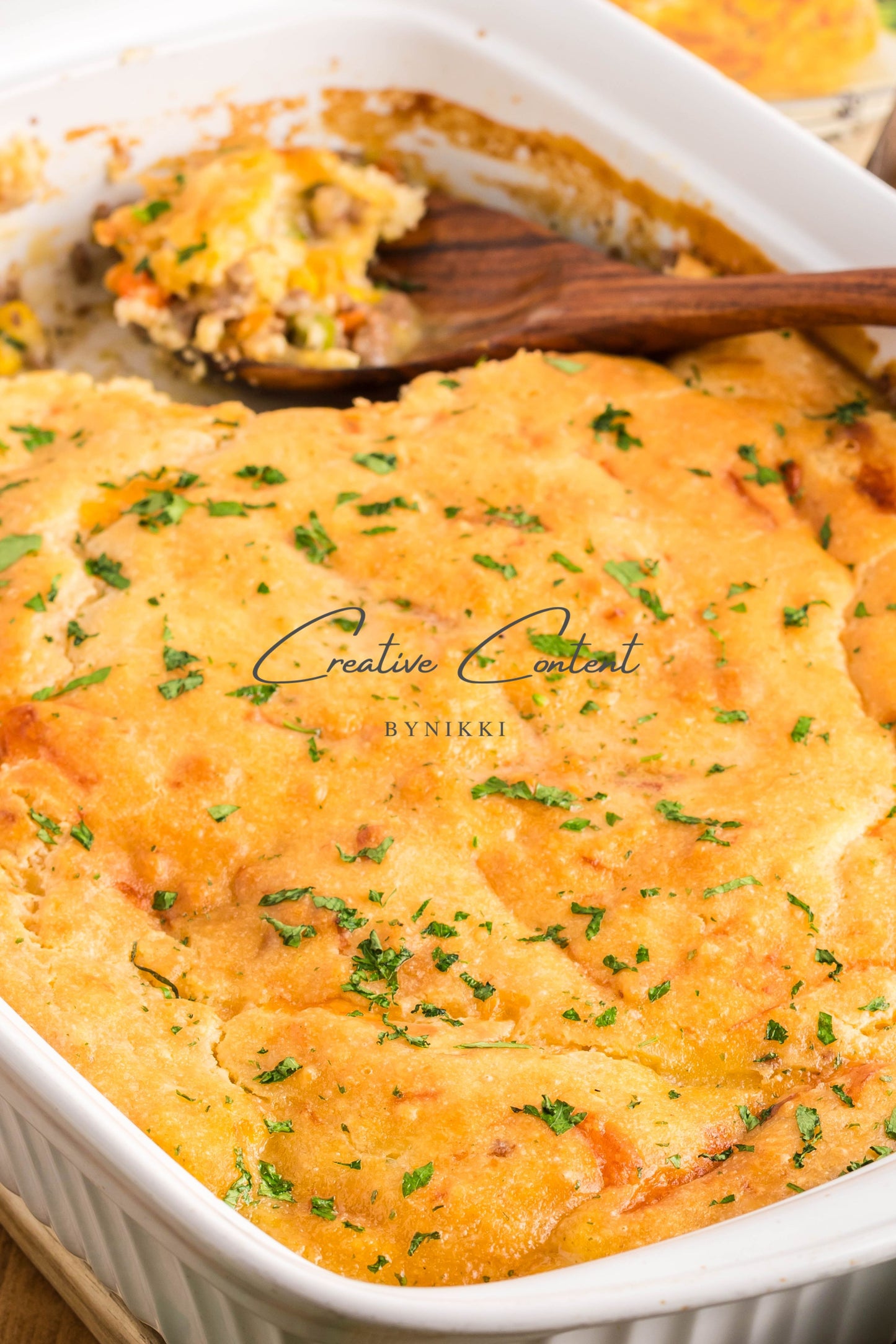 Cheddar Bay Ground Beef Cobbler -  Exclusive