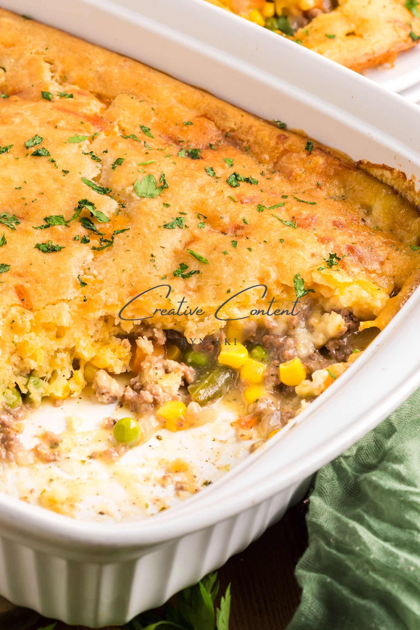 Cheddar Bay Ground Beef Cobbler -  Exclusive