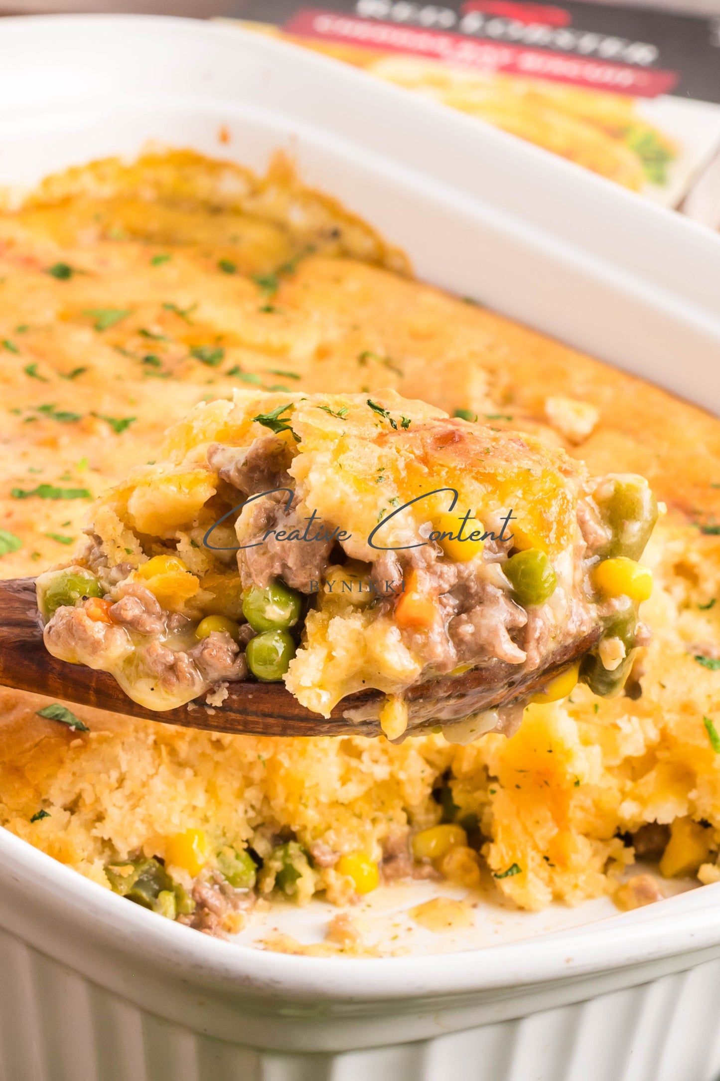 Cheddar Bay Ground Beef Cobbler -  Exclusive
