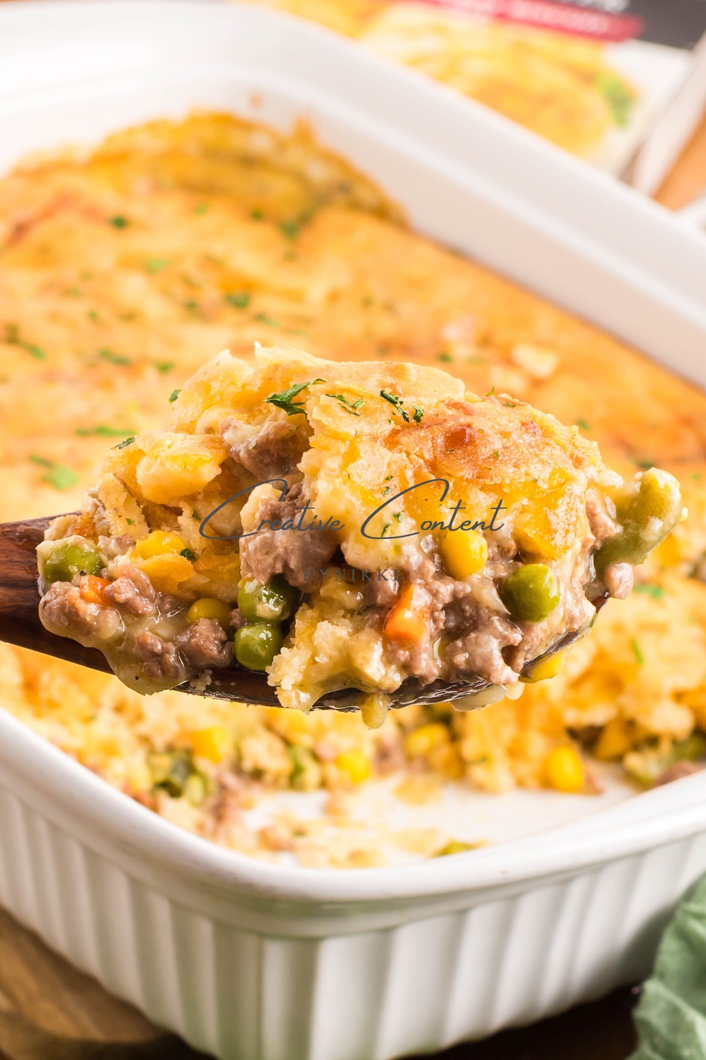 Cheddar Bay Ground Beef Cobbler -  Exclusive
