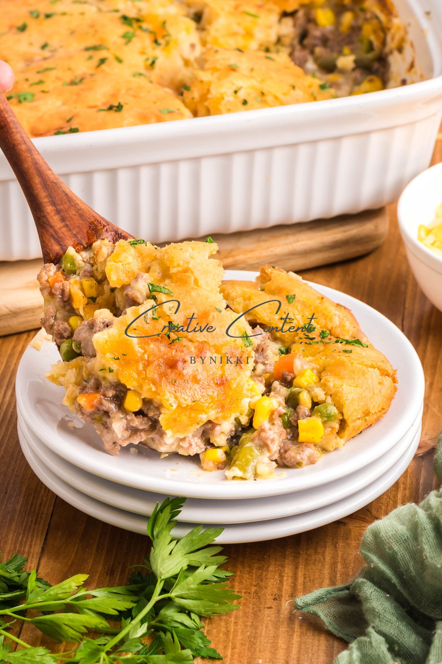 Cheddar Bay Ground Beef Cobbler -  Exclusive