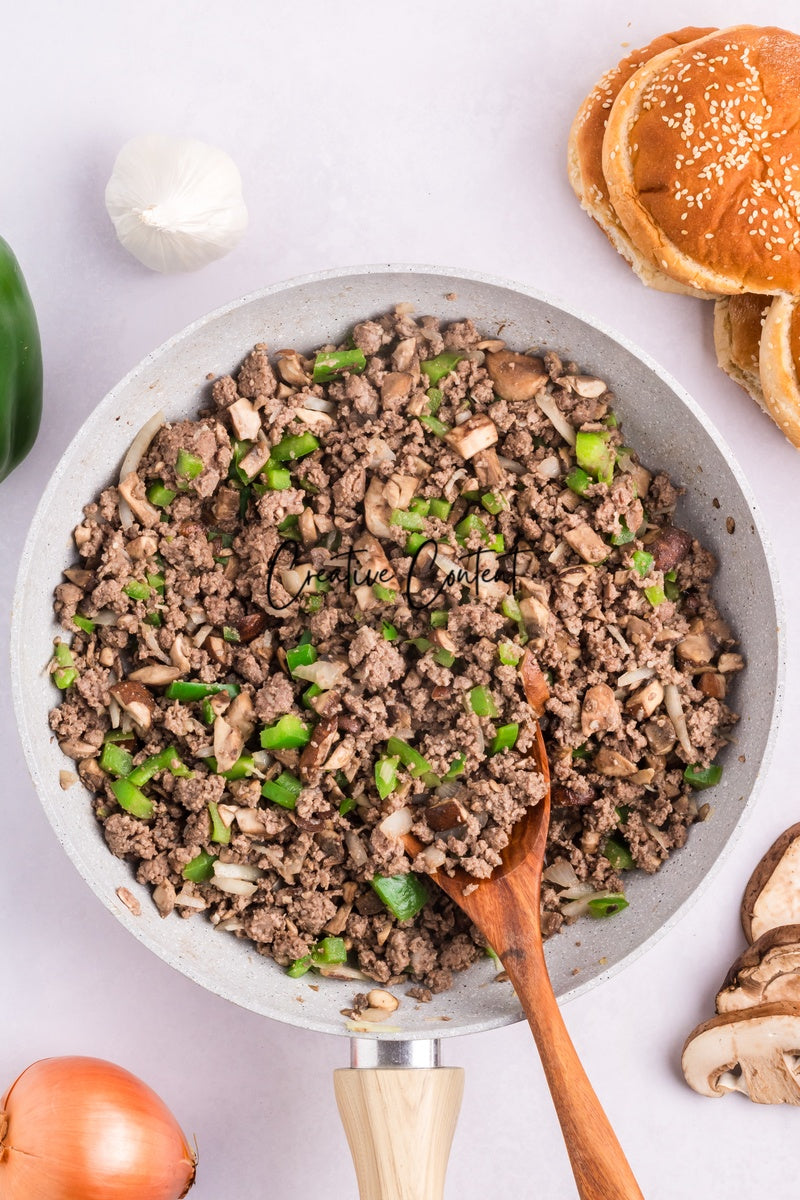Cheesesteak Sloppy Joes - Set 3 of 3