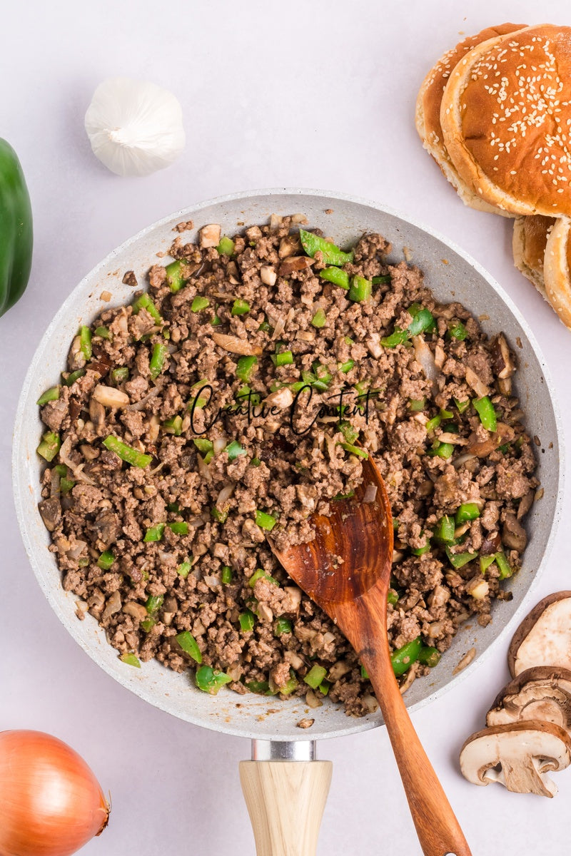 Cheesesteak Sloppy Joes - Set 3 of 3