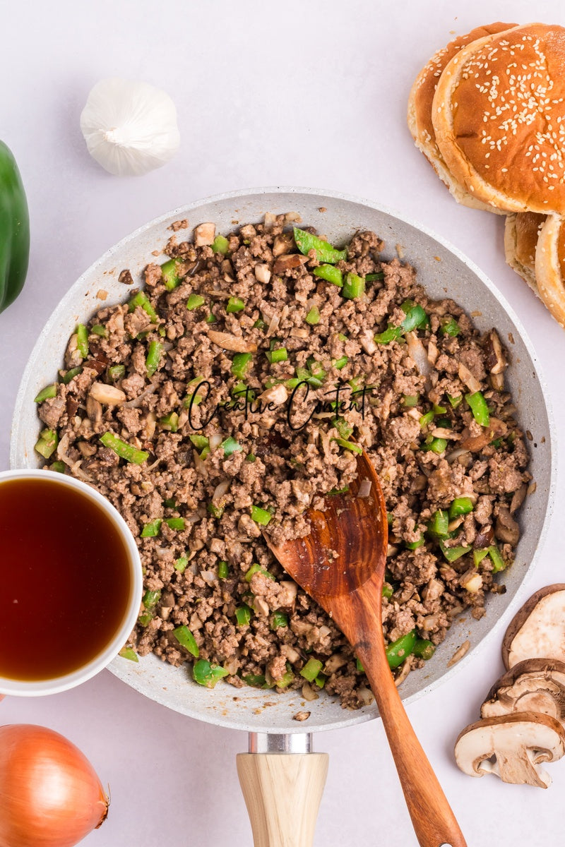 Cheesesteak Sloppy Joes - Set 3 of 3