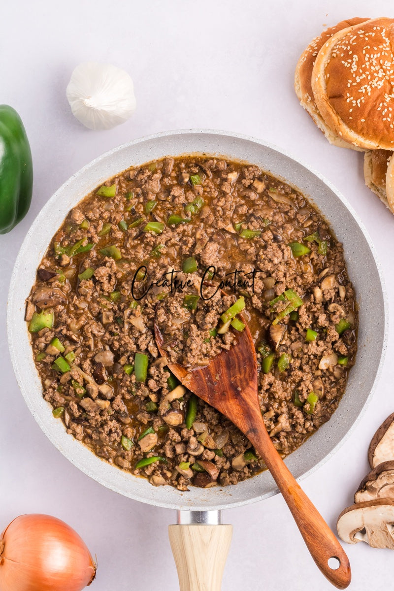 Cheesesteak Sloppy Joes - Set 3 of 3