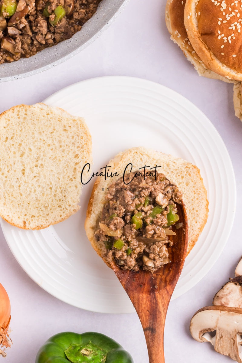 Cheesesteak Sloppy Joes - Set 3 of 3