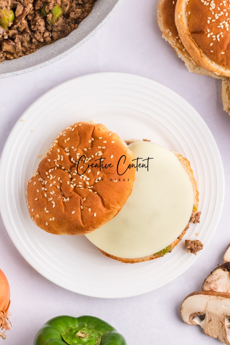 Cheesesteak Sloppy Joes - Set 3 of 3