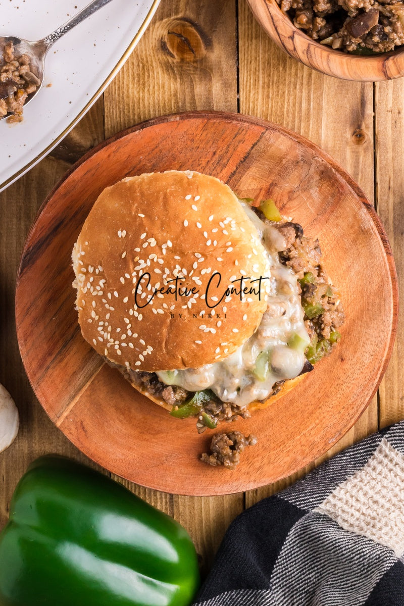 Cheesesteak Sloppy Joes - Set 3 of 3