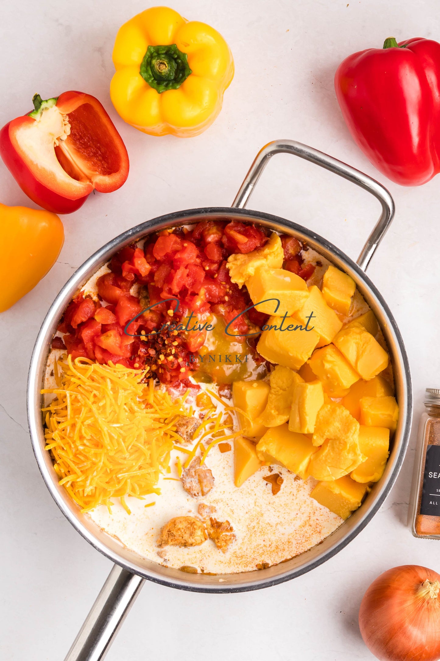 Cheesy Rotel Chicken Pasta  -  Exclusive