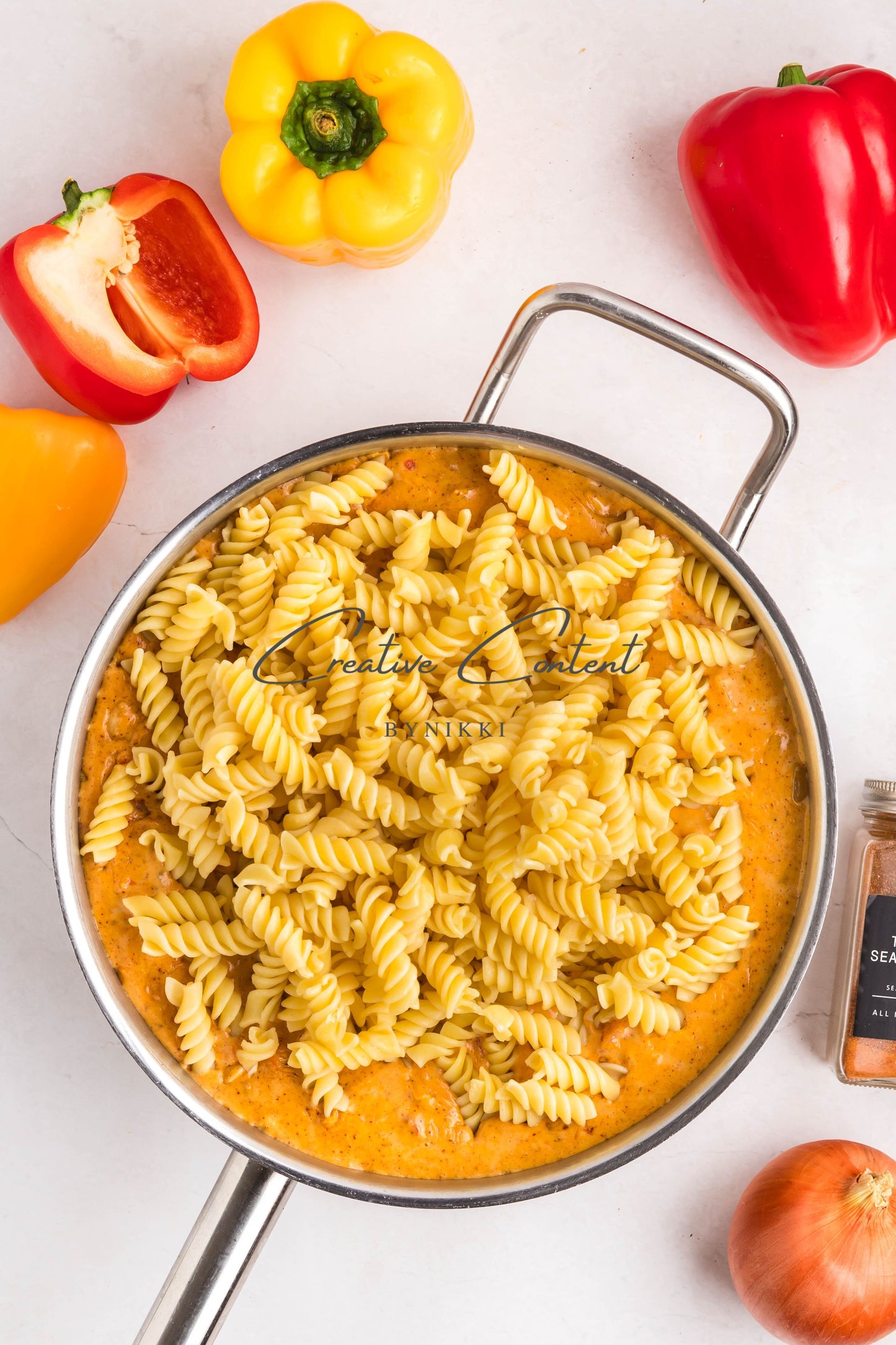 Cheesy Rotel Chicken Pasta  -  Exclusive