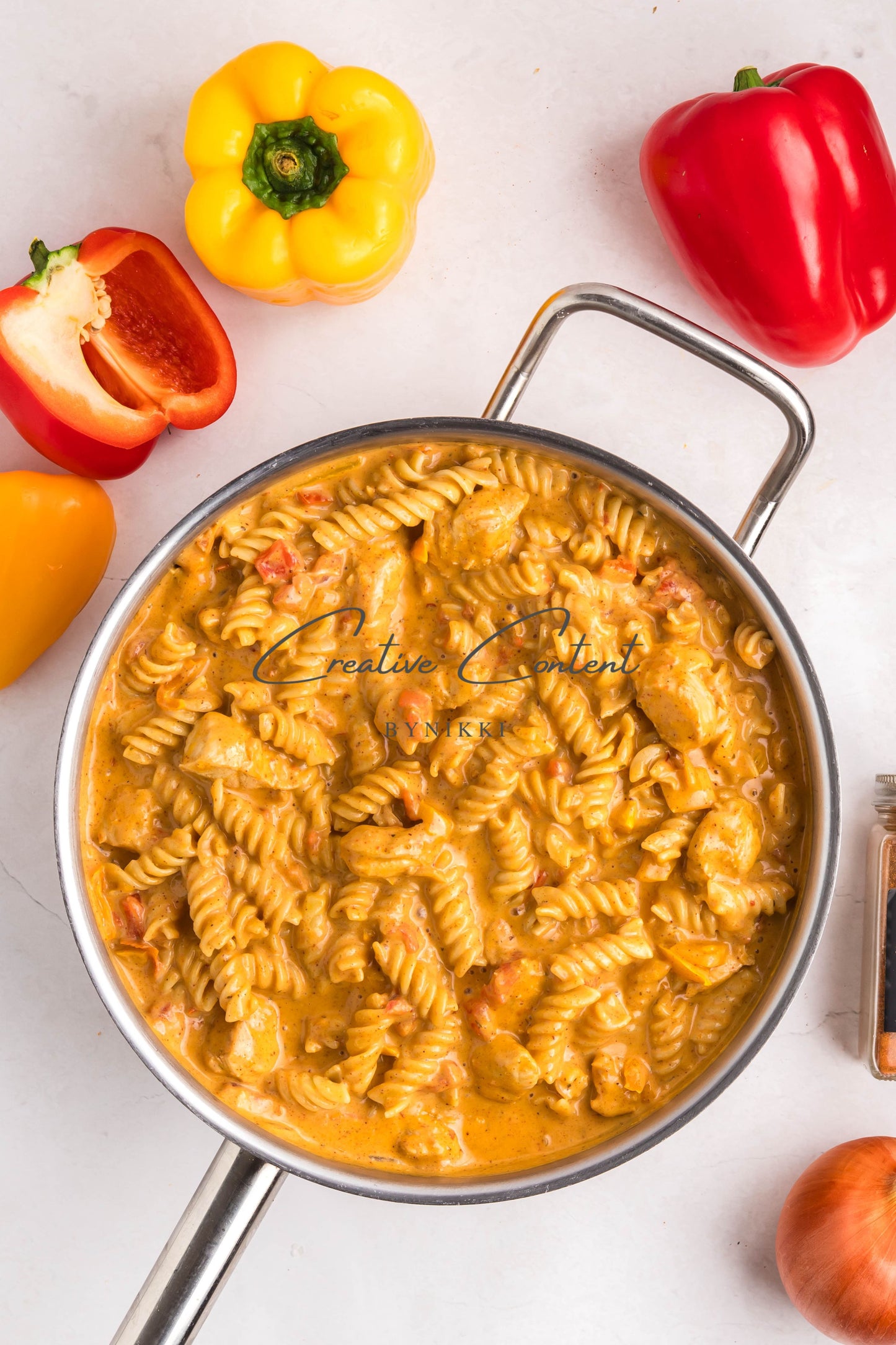 Cheesy Rotel Chicken Pasta  -  Exclusive