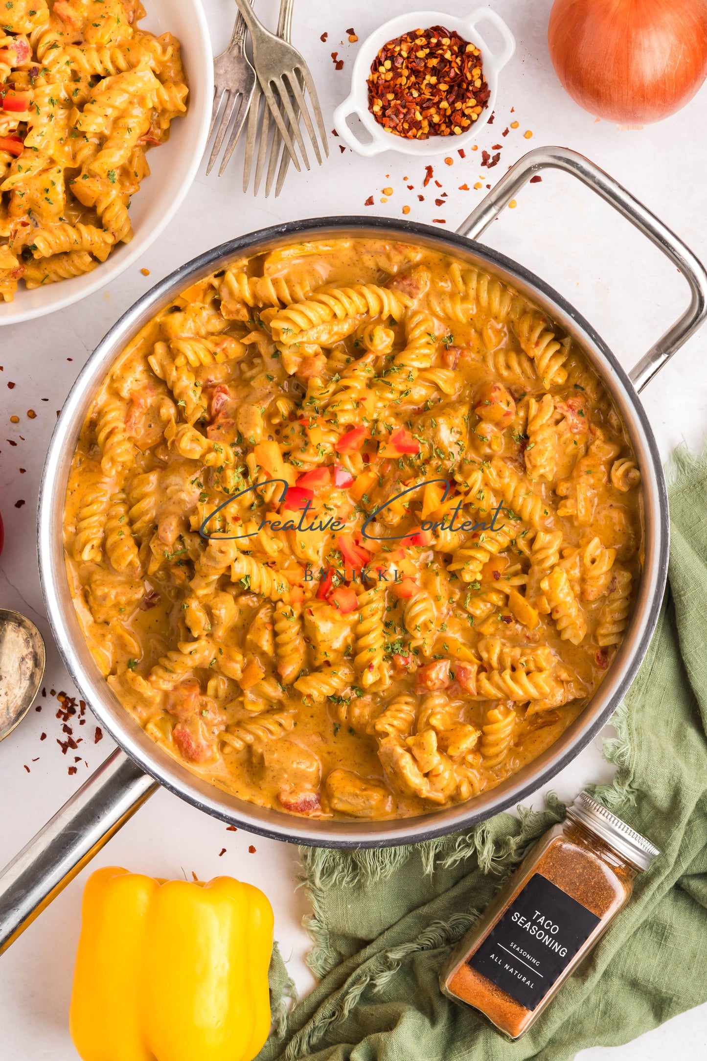 Cheesy Rotel Chicken Pasta  -  Exclusive