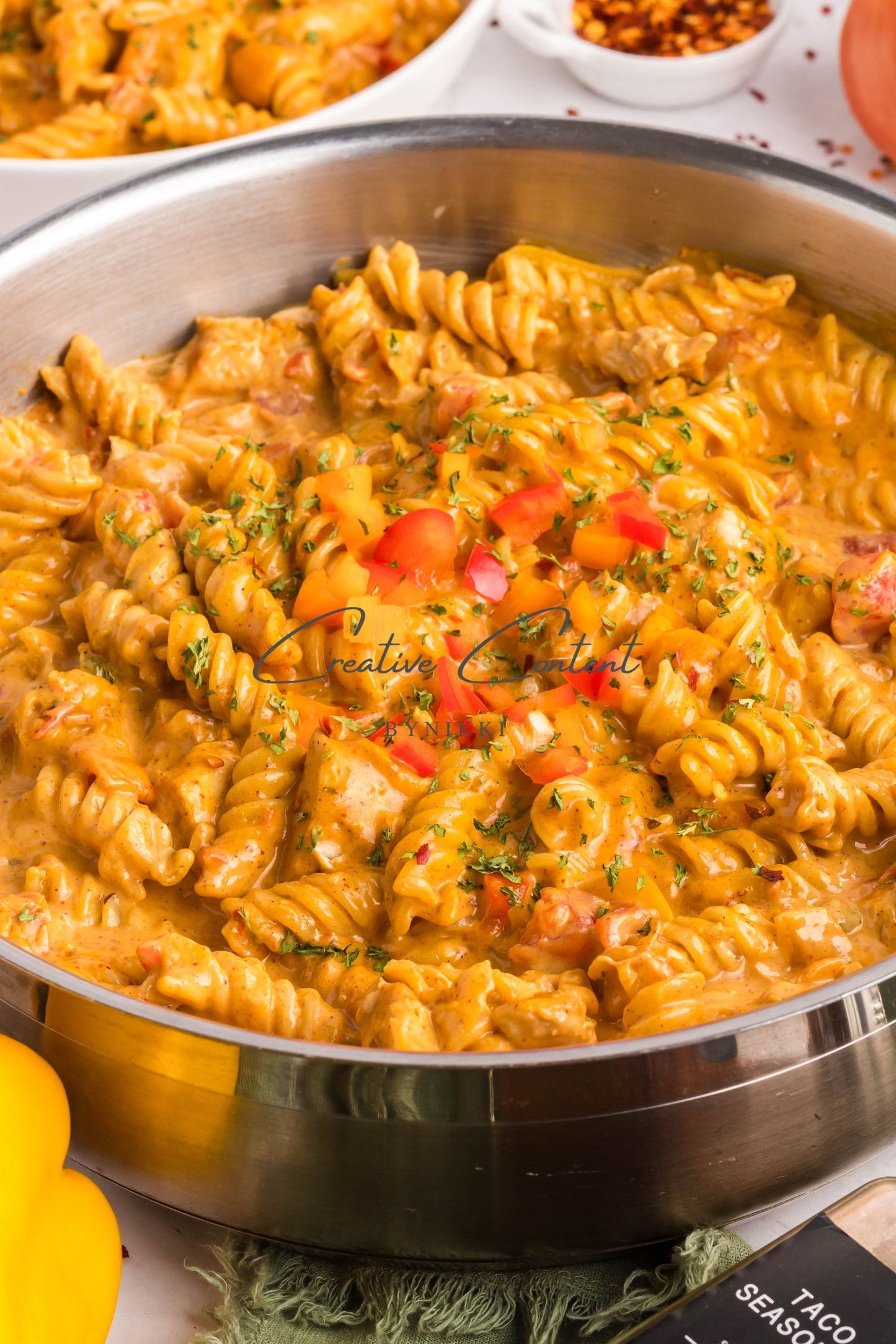 Cheesy Rotel Chicken Pasta  -  Exclusive