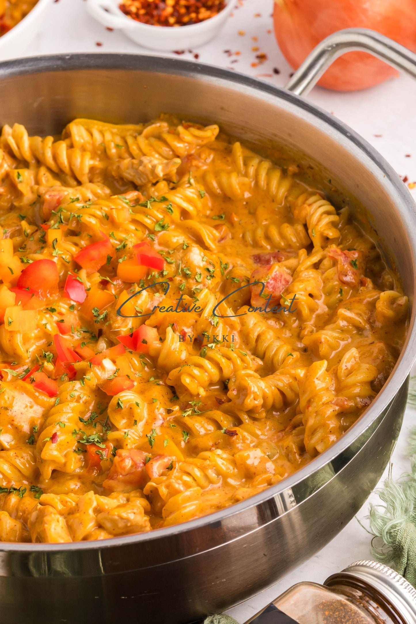 Cheesy Rotel Chicken Pasta  -  Exclusive