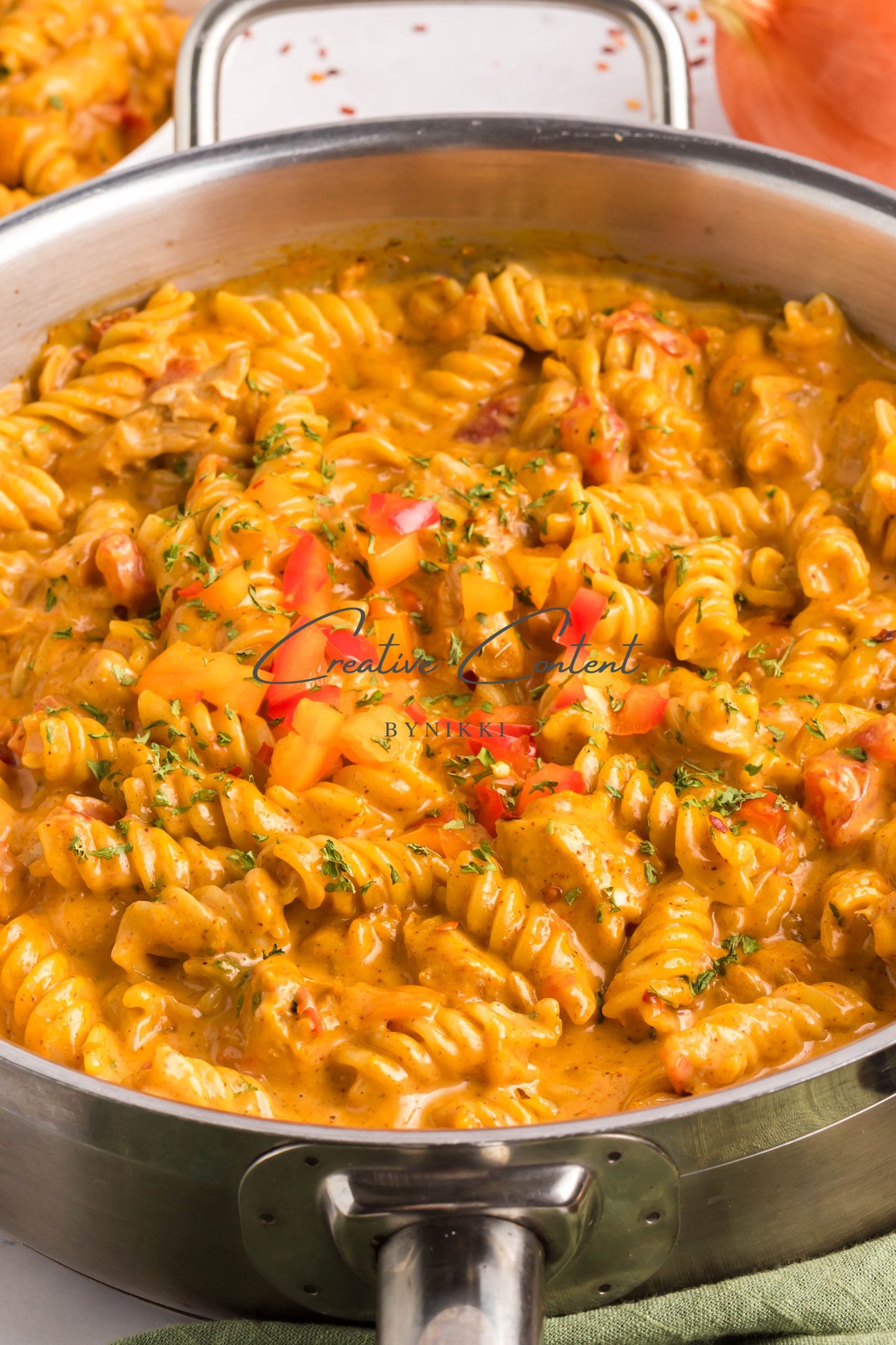 Cheesy Rotel Chicken Pasta  -  Exclusive