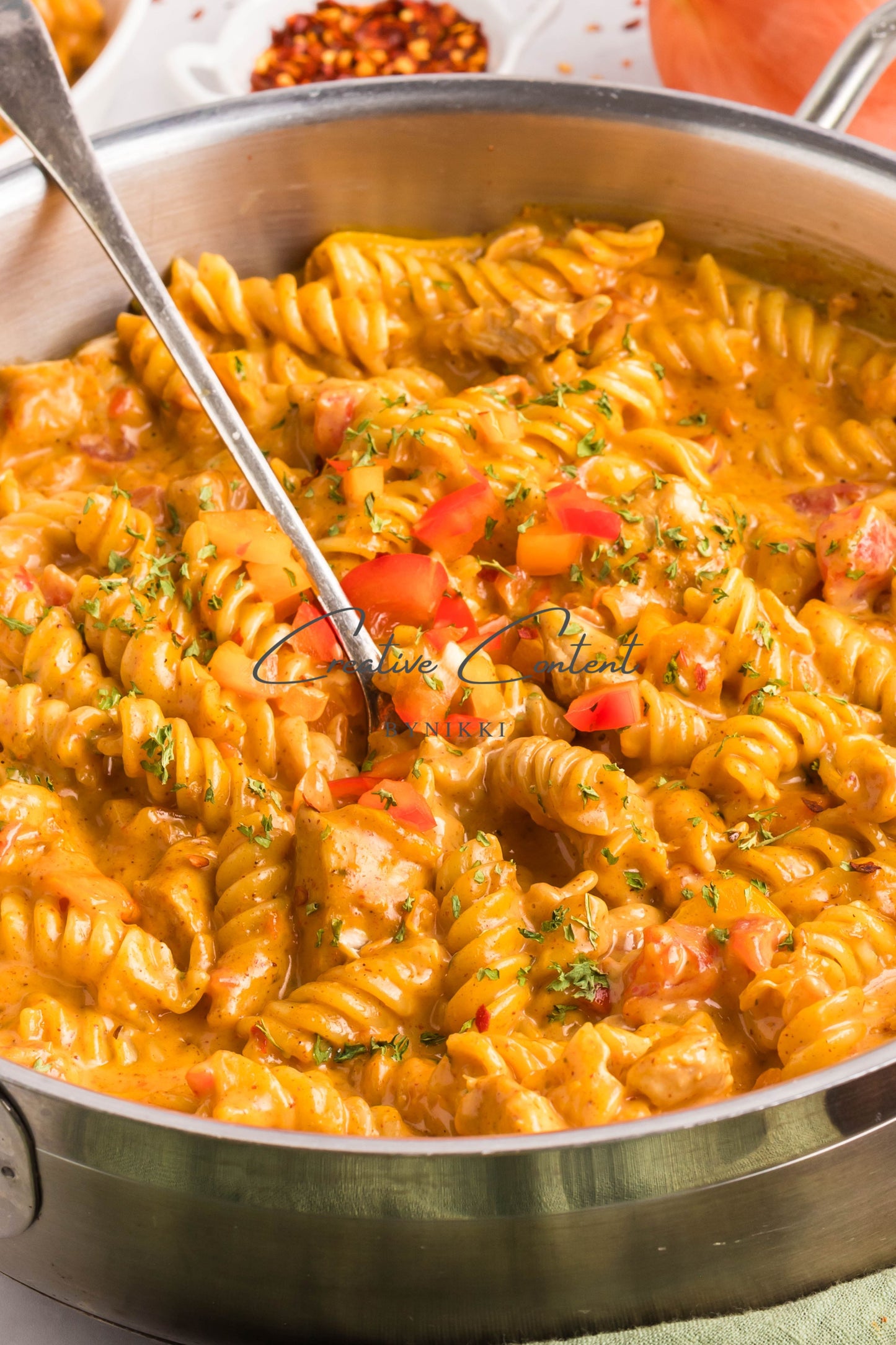 Cheesy Rotel Chicken Pasta  -  Exclusive
