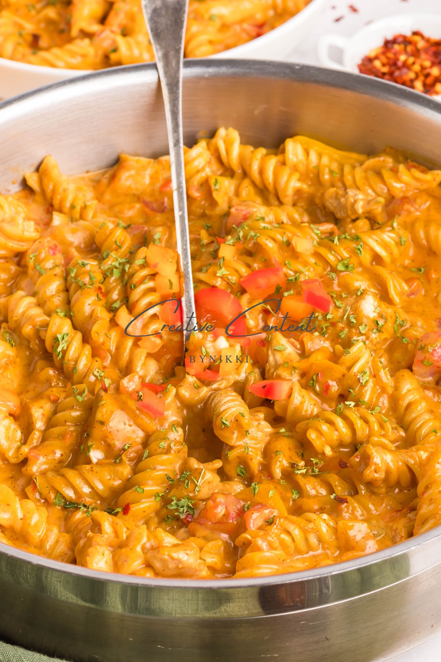 Cheesy Rotel Chicken Pasta  -  Exclusive