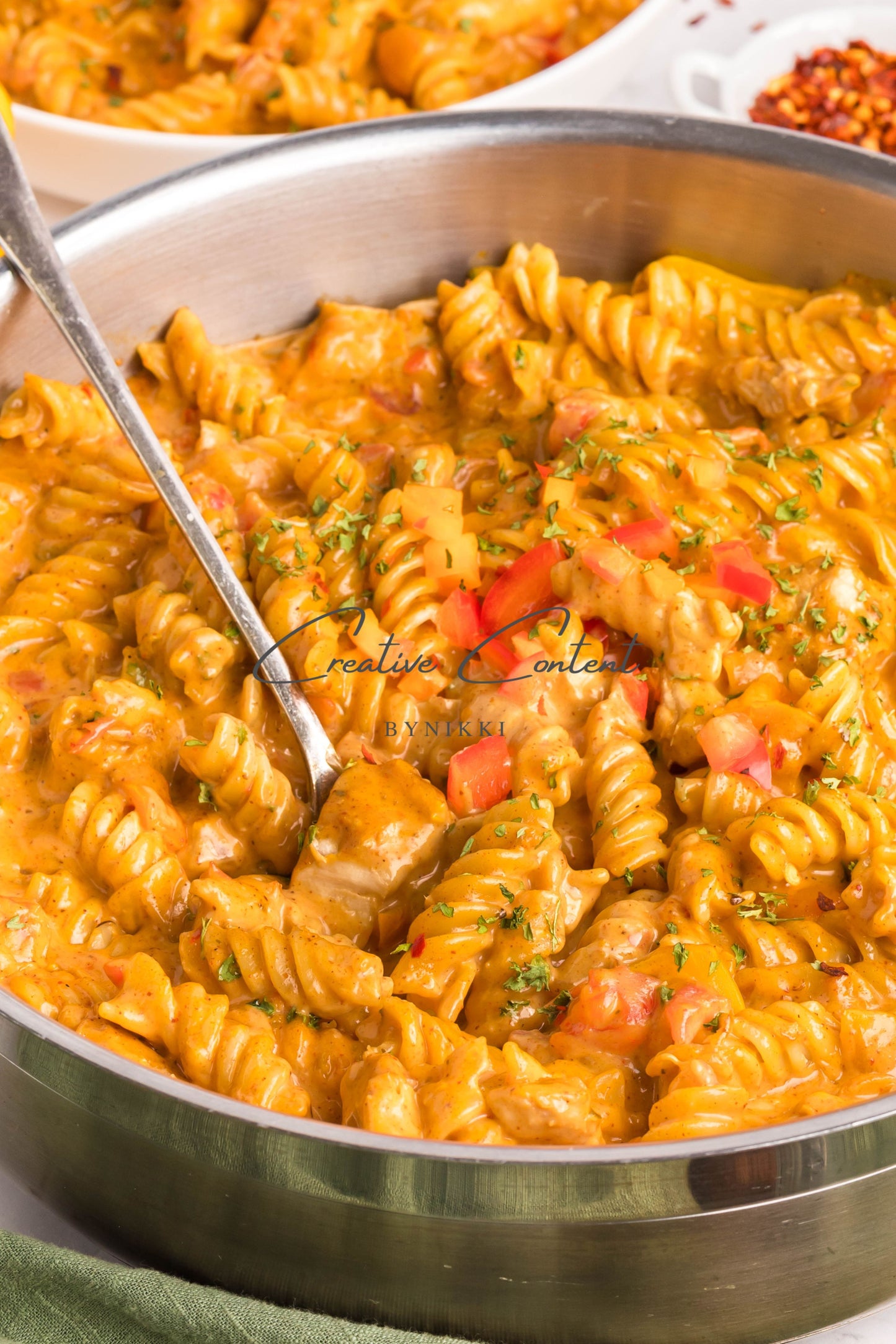Cheesy Rotel Chicken Pasta  -  Exclusive