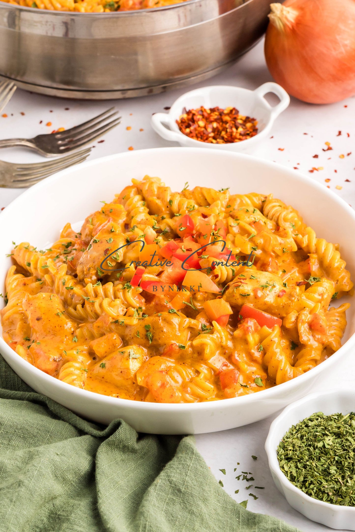 Cheesy Rotel Chicken Pasta  -  Exclusive